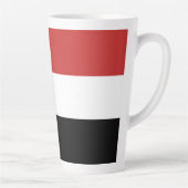 Tasse Latte drapeau du Soudan (Droite)