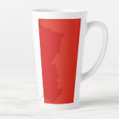 Tasse Latte drapeau français (Droite)