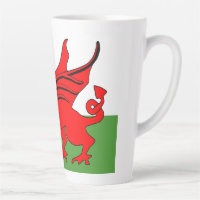 Drapeau gallois du dragon rouge
