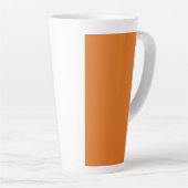 Tasse Latte Drapeau irlandais (Angle droit)