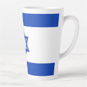 Tasse Latte Drapeau Israël (Droite)