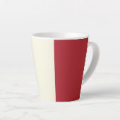 Tasse Latte Drapeau italien (Angle droit)