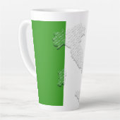 Tasse Latte Drapeau italien (Angle gauche)