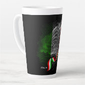 Tasse Latte Drapeau italien (Angle gauche)