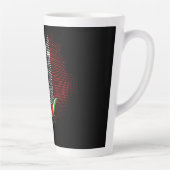 Tasse Latte Drapeau italien (Droite)