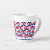 Tasse Latte Drapeau patriotique Union Jack UK Hospitality (Angle droit)