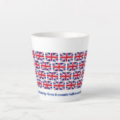 Tasse Latte Drapeau patriotique Union Jack UK Hospitality (Devant)
