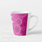 Tasse Latte Drapeau Super bohème Bubbly Lesbian Pride Abstrait (Droite)