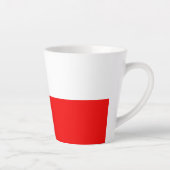 Tasse Latte Drapeau tchèque (Droite)
