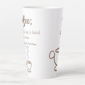 Tasse Latte Drogue légale (Devant)