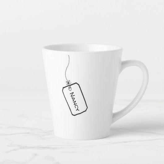 Tasse Latte Drôle (Droite)