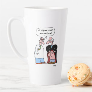 Tasse Latte Drôle Avocat Cartoon Art pour Avocats