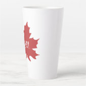 Tasse Latte Drôle Canadien (Devant)