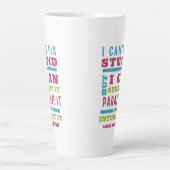 Tasse Latte Drôle CRNA / Anesthésiologiste ne peut pas réparer (Devant)