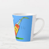 Tasse Latte Drôle de dessin animé de fourmis (Droite)
