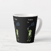 Tasse Latte Drôle dessin animé de la mouche à bec de grenouill (Angle droit)