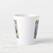 Tasse Latte Drôle Elephant Café Fixe Tout Carton (Devant)
