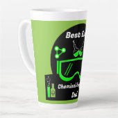 Tasse Latte Drôle Ingénieur Chimique Cadeaux (Angle gauche)