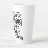 Tasse Latte Drôle, je commence à travailler quand mon café par (Devant)