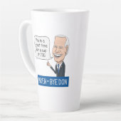 Tasse Latte Drôle Joe Biden Cup de Joe (Angle gauche)