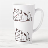 Tasse Latte Drôle Lazy Chig Design (Droite)