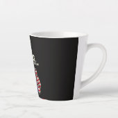 Tasse Latte Drôle Manger Dormir Répéter Boxe (Droite)