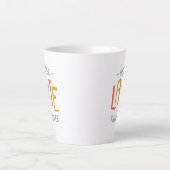 Tasse Latte Drôle mieux que jamais de jouer (Devant)