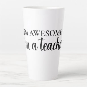 Tasse Latte Drôle Motivation Incroyable Remerciement Enseignan