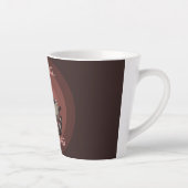 Tasse Latte Drôle Raccoon Strict Régime alimentaire complet Ca (Droite)