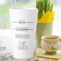 Drôle Simple Favorite Noms d'enfants Fête de la Mè