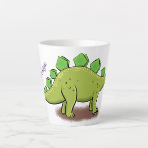 Tasse Latte Drôle stegosaurus dinosaure dessin animé