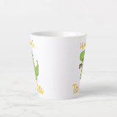 Tasse Latte Drôle Thé Rex Tyrannosaurus Dinosaure Sipping (Devant)