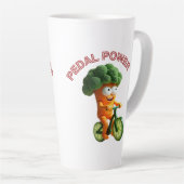 Tasse Latte Drôle Veggie Rider (Angle droit)