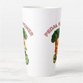 Tasse Latte Drôle Veggie Rider (Devant)
