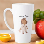 Tasse Latte Drôle Vétérinaire Humour Citation pour soins aux a