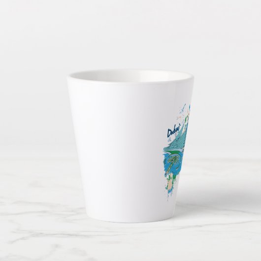 Tasse Latte Dubaï (Devant)
