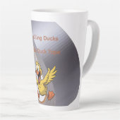 Tasse Latte duck tape sarcasm (Angle droit)