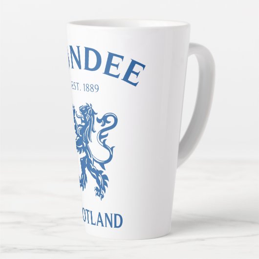Tasse Latte DUNDEE Écosse (Angle droit)