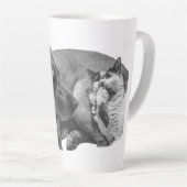 Tasse Latte Duo Cosy, À L'Ombre Douce (Angle droit)