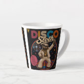 Tasse Latte Duo de paresseux disco (Angle droit)