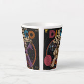Tasse Latte Duo de paresseux disco (Devant)