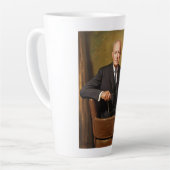 Tasse Latte Dwight Eisenhower Président Portrait de la Maison  (Angle gauche)