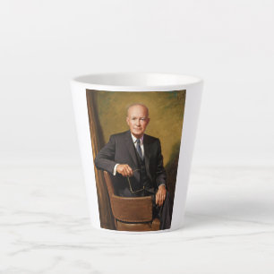 Tasse Latte Dwight Eisenhower Président Portrait de la Maison 