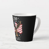 Tasse Latte Eagle and Flag 250 Years of America 1776-2026 (Angle droit)