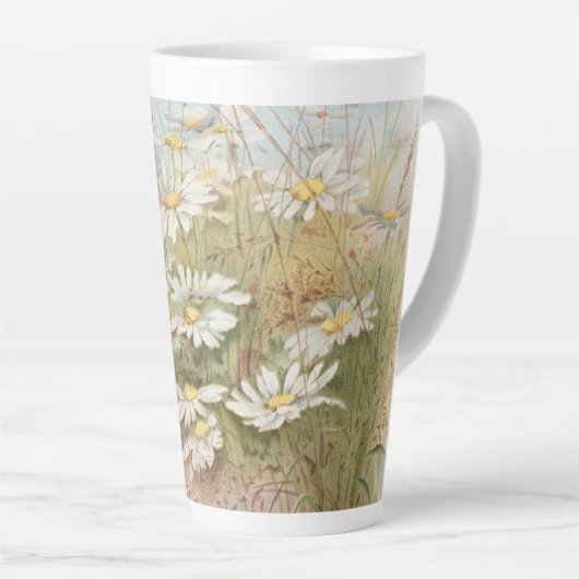 Tasse Latte "Easter Brings the Budding Spring" (Angle droit)