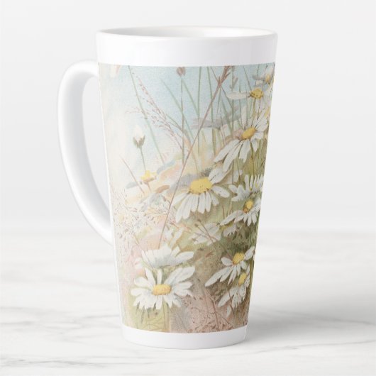 Tasse Latte "Easter Brings the Budding Spring"  (Angle gauche)