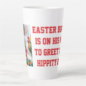 Tasse Latte Easter Bunny Image Humor Text (Devant)