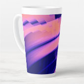 TASSE LATTE EAU DE CHUTE ABSTRAITE (Angle gauche)