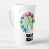 Tasse Latte Eau de peinture ne buvez pas (Angle gauche)