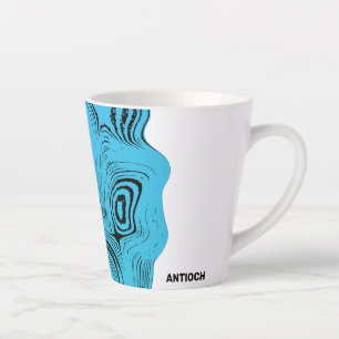 Tasse Latte Eau ondulée Poisson Jésus